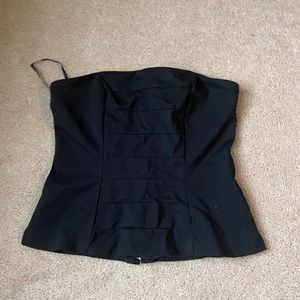 Black corset top